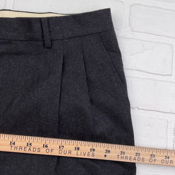 Duca Di Mantova Suit Men 42R 34Wx30L Black Classic Flannel Wool Molteni Gabriele - Picture 14 of 16